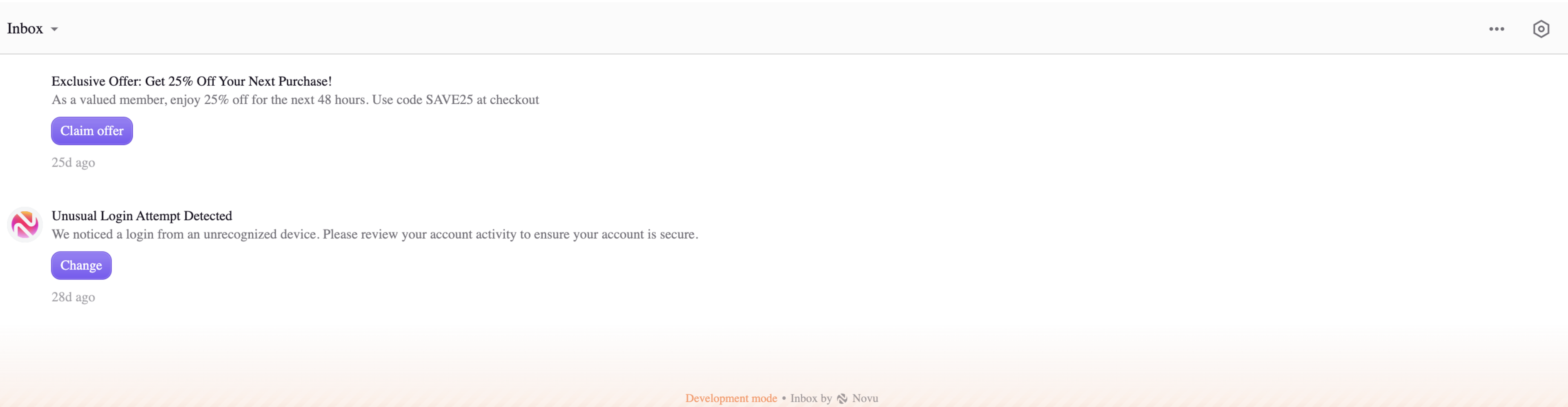 notfications component